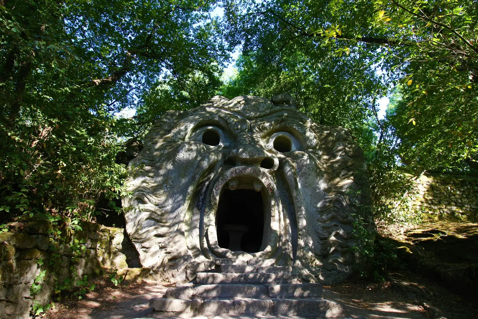 Bomarzo, the Park of Monsters: the Ogre’s mouth