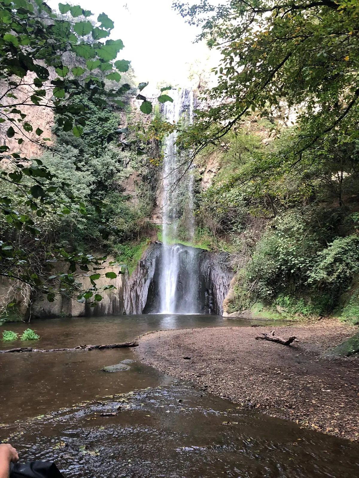 A waterfall between Bracciano and Cerveteri