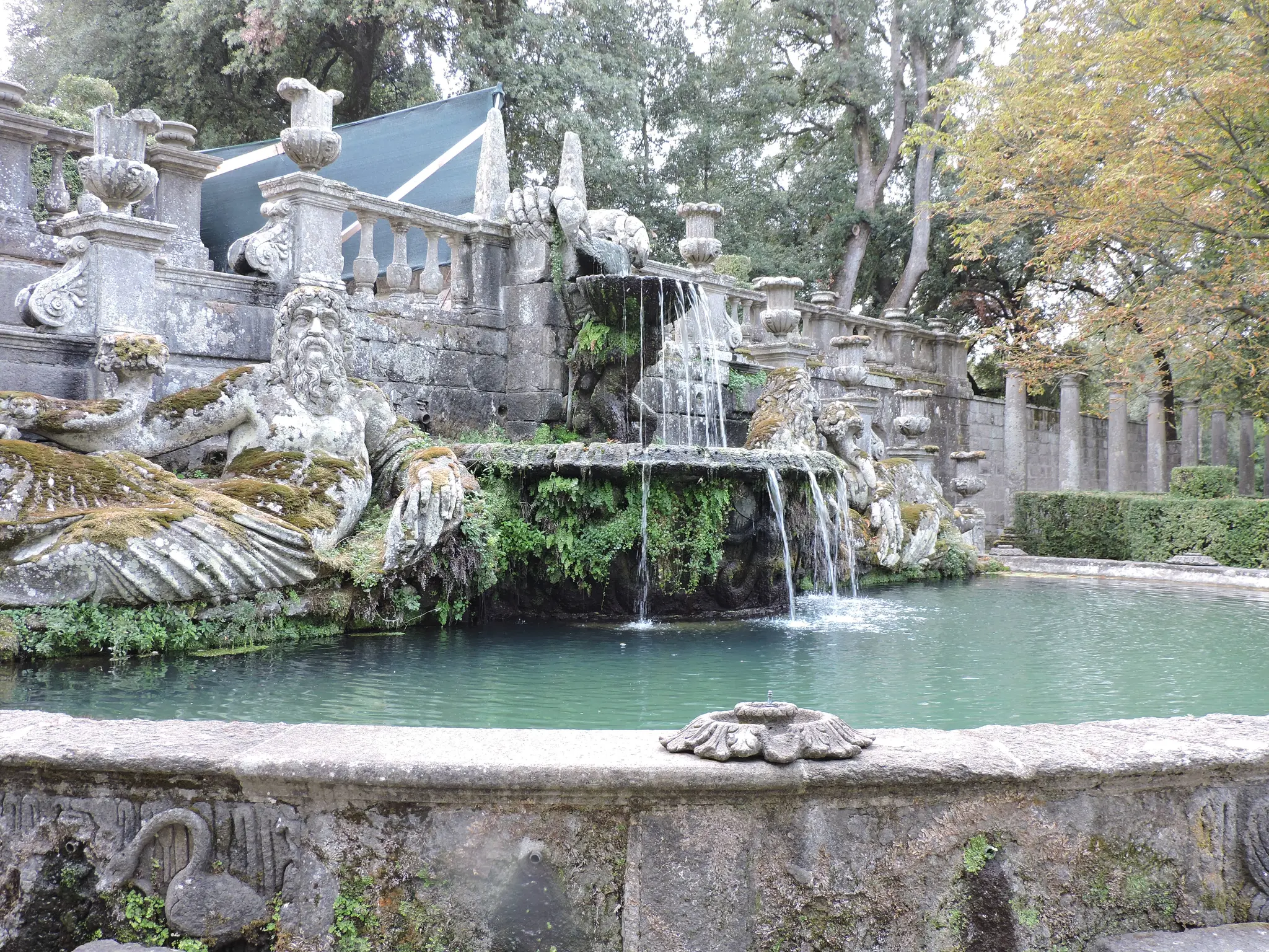 Villa Lante in Bagnaia: the Fountain of the Giants